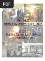 Casting Supplier - Malnad - Presentation - As - On - 10062018 PDF