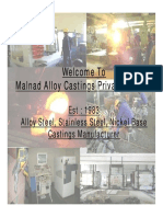 Casting Supplier - Malnad - Presentation - As - On - 10062018 PDF