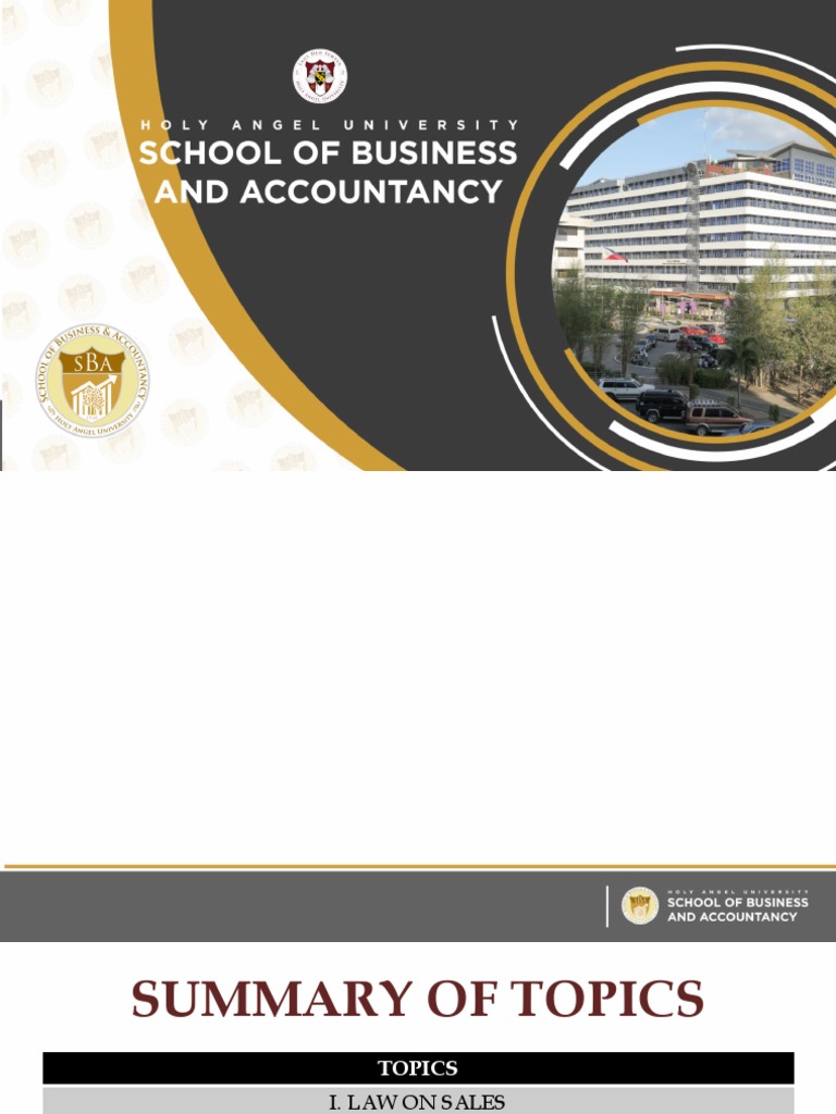Analysis of Key Philippine Laws Related to Business Transactions PDF
