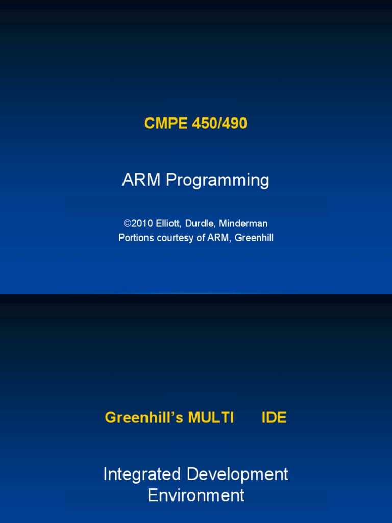 02 Arm | PDF | Arm Architecture | Integrated Development Environment