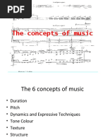 The Concepts of Music