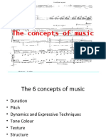 The Concepts of Music
