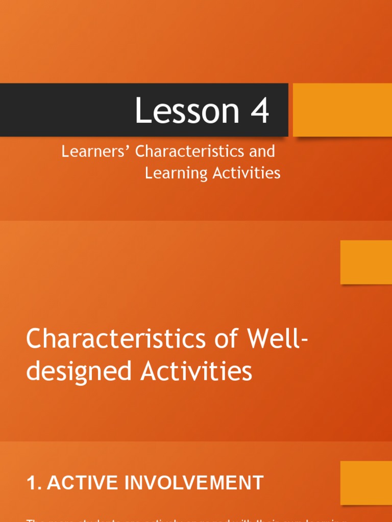 FIELD STUDY 1 Lesson 4 Learning Activities PDF