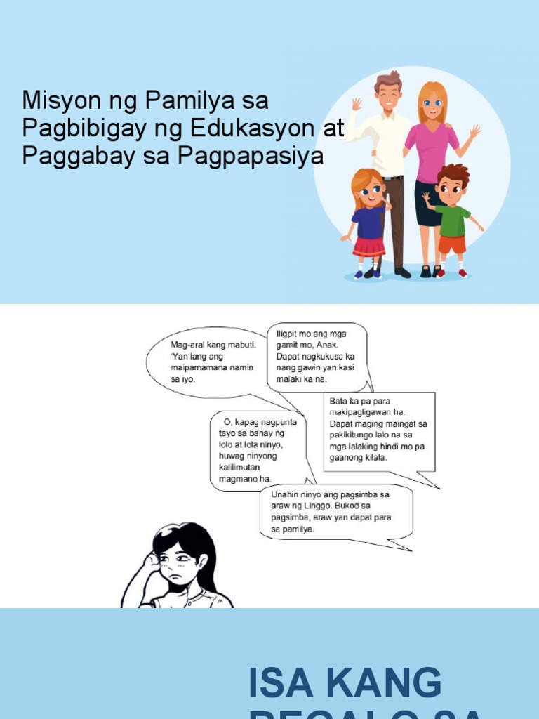 Misyon NG Pamilya Sa Pag…
