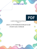 Carte - Rolul activitatilor extrascolare in educatia copiilor - martie, 2020 Vol. I.pdf