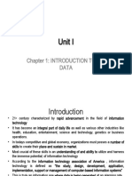 Unit I: Chapter 1: Introduction To Big Data