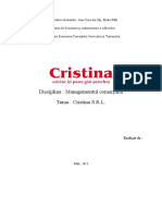 Managementul Comertului - Cristina SRL