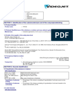 Videojet Ink: Safety Data Sheet