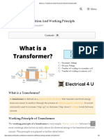 What Is A Transformer (And How Does It Work) - Electrical4U