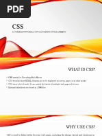 A Comple Tutorial On Cascading Style Sheets