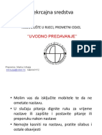 1 Uvodno Predavanje - PREKRCAJNA SREDSTVA