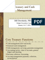 Treasury Cash Management