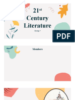 21 Century Literature: Group-?