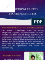 Production & Filipino: Industrial Designers