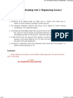 Engineering Drawing Curves Problems and Examples