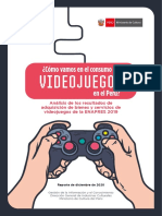 ¿Cómo Vamos en El Consumo de Videojuegos en El Perú - PDF