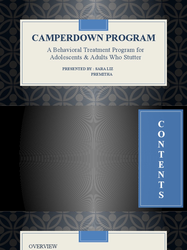 Camperdown | PDF | Stuttering | Fluency