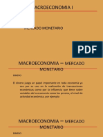 Macroeconomía Mamondi Mercado Monetario
