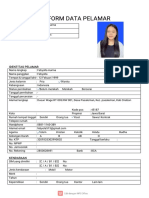 FORM DATA PELAMAR PT. BMD