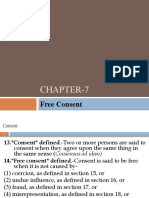 Chapter-7: Free Consent