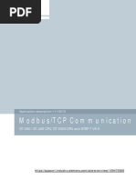 Modbus/TCP Communication: S7-300 / S7-400 CPU, ET 200S CPU and STEP 7 V5.5