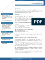 Find Someone Who Present Simple Vs Present Continuous PDF