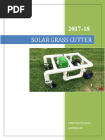 Solar Grass Cutter 2017 18 PDF