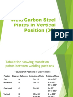 Weld Carbon Steel Plates in Vertical Position (3G)