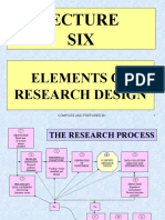 Research Design Elements