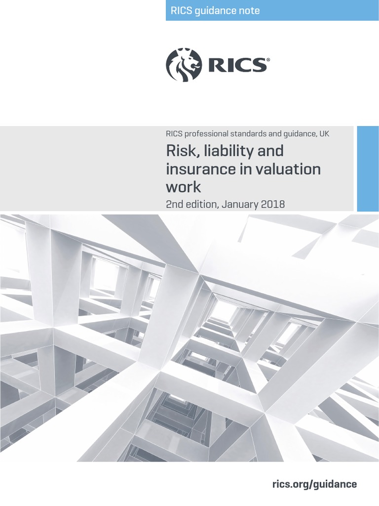 Risk Liability and Insurance in Valuation Work 2nd Edition Rics | PDF ...