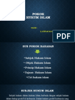 Pokok Hukum Islam