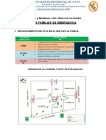 PLAN FAMILIAR DE EMERGENCIA