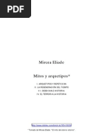 Mircea Eliade- Mito y arquetipo