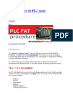 FAT For PLC