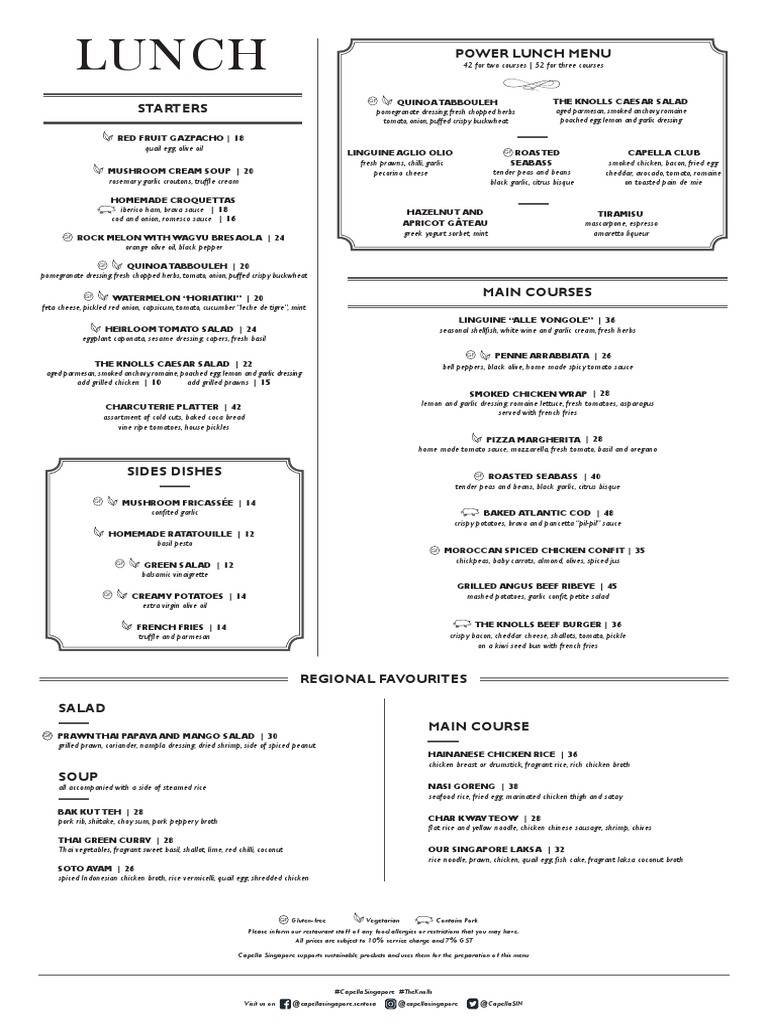 03.18.19 Lunch Menu v2 | PDF | Thai Cuisine | Salad