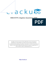 RRB NTPC Maths Questions with Answers | PDF