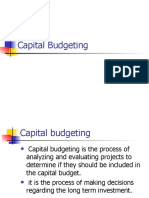 Capital Budgeting Techniques and Decisions