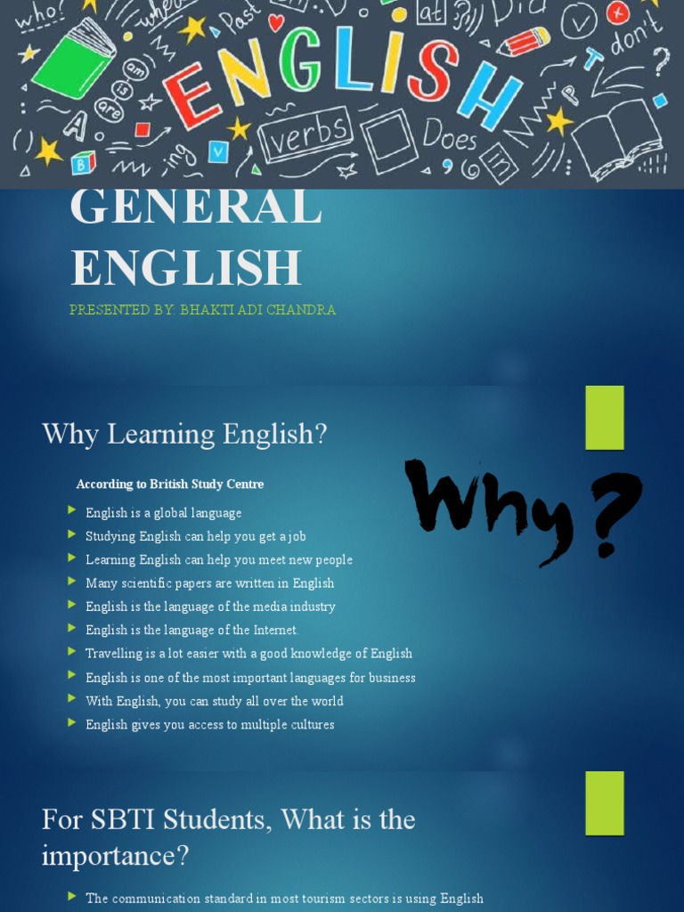 Importance of Learning English Skills | PDF