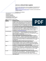 How To Cite A Record On A Clinical Trials Register: Table: Examples of Citation Format Registry Example Citation