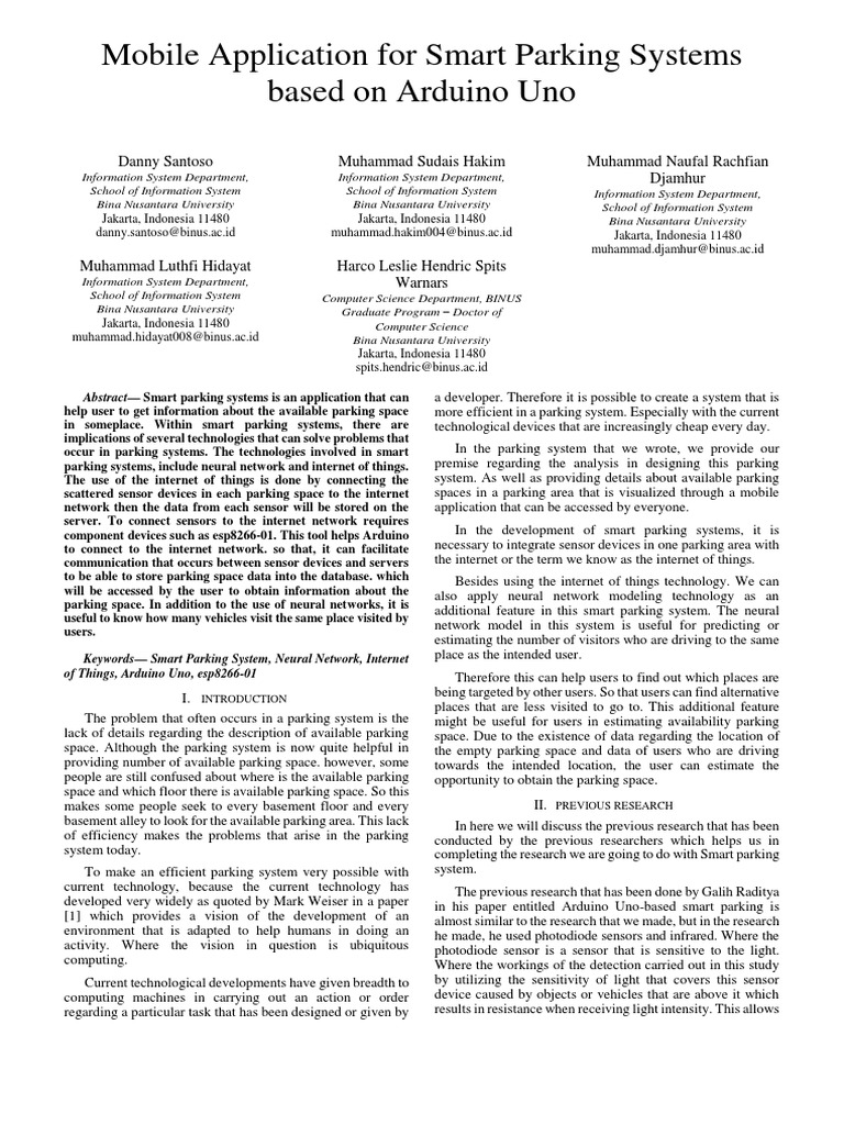 Mobile Application For Smart Parking System Ieee Pdf Pdf Internet