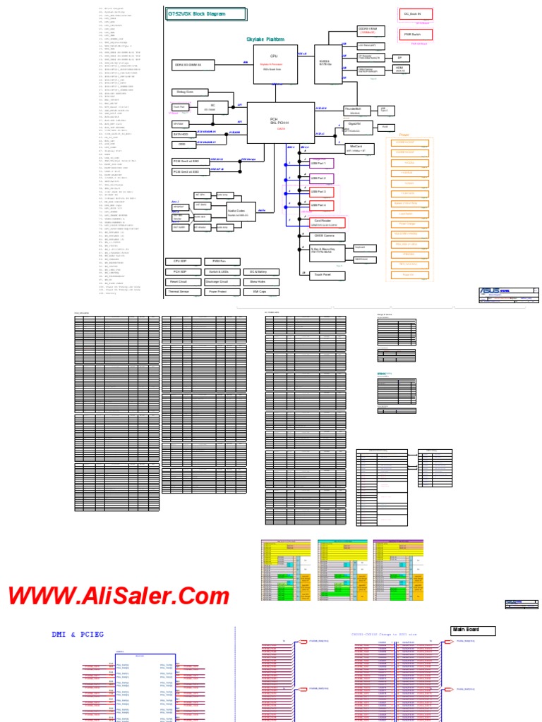 G752VSK Block Diagram Overview | PDF | Computer Architecture | Physical ...