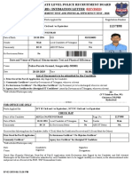 Telangana Police Recruitment Admit Card
