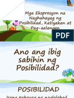 Aralin 2 - Pagbibigay NG Posibilidad