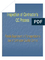 Inspection of Contractor's QC Process