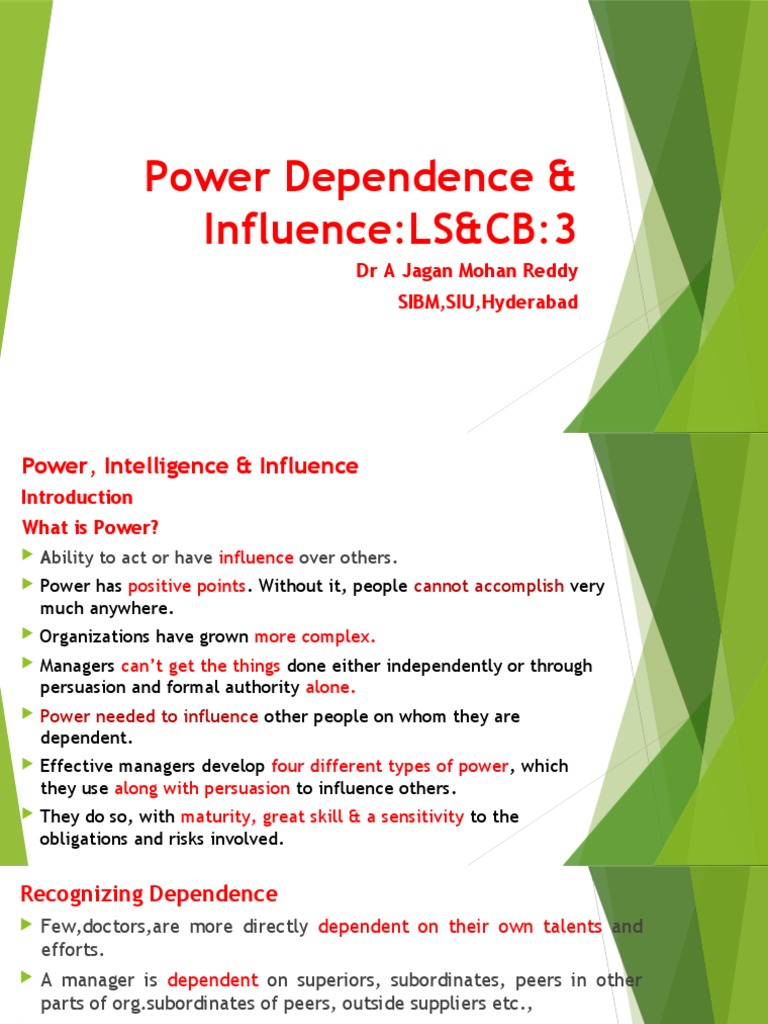 Power Dynamics in Managerial Influence | PDF | Persuasion | Perception