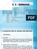 Topic 2: Demand: Course Microeconomics Code ECO162 Program Diploma Course Status Core Credit Hours 3 Contact Hours 4