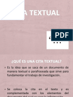 Cita Textual