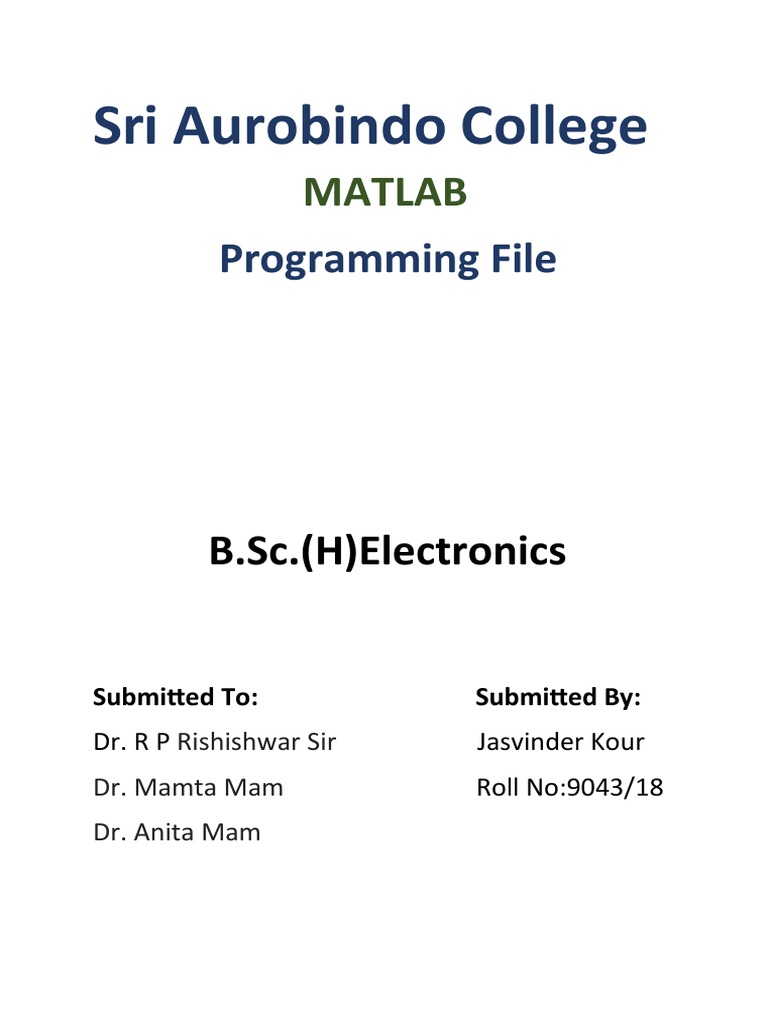 MATLAB Programs for Digital Signal Processing Concepts PDF Discrete Fourier Transform