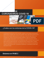 Situación de Coronavirus Covid 19