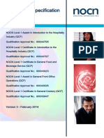 Qualification Specification: Version 3 - February 2014